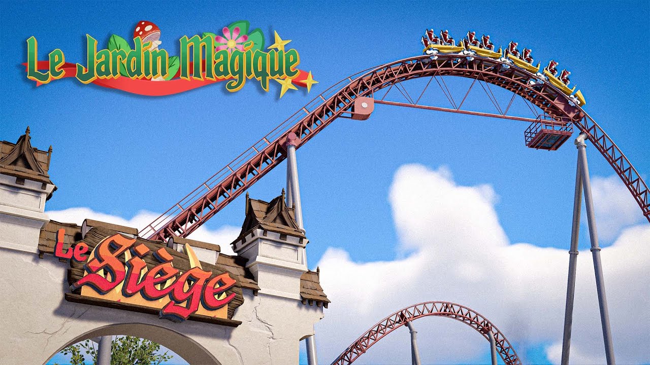 Theming a Mack Mega Coaster in Planet Coaster 2 | Le Jardin Magique