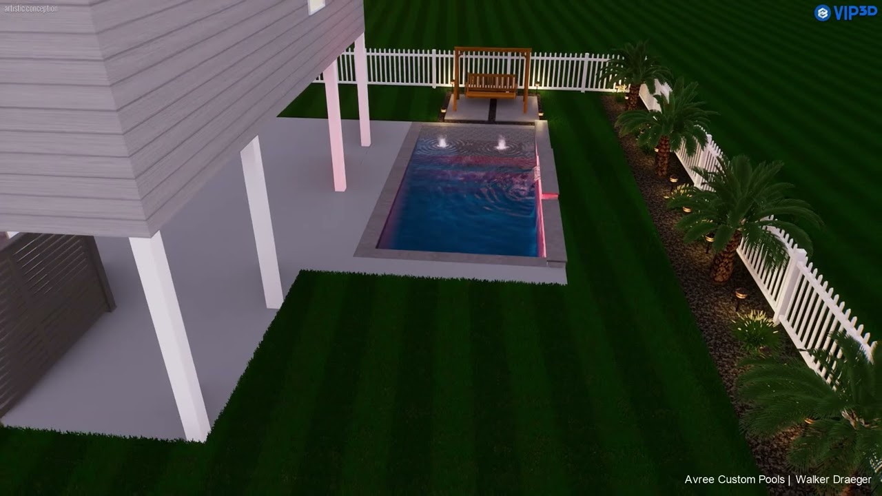 McEvoy Family Pool Professionally Designed By - Walker Draeger