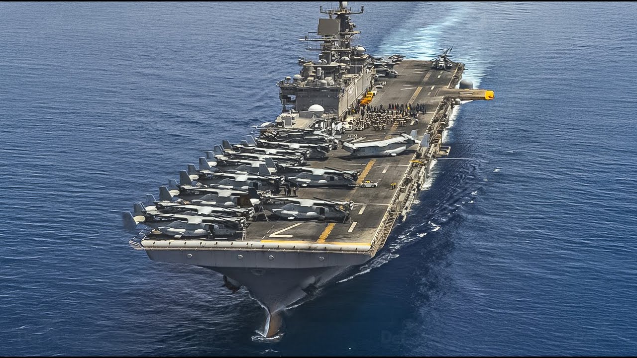 U.S. Navy • Dynamic Flight Operations Aboard Amphibious Assault Ship USS Iwo Jima (LHD 7)