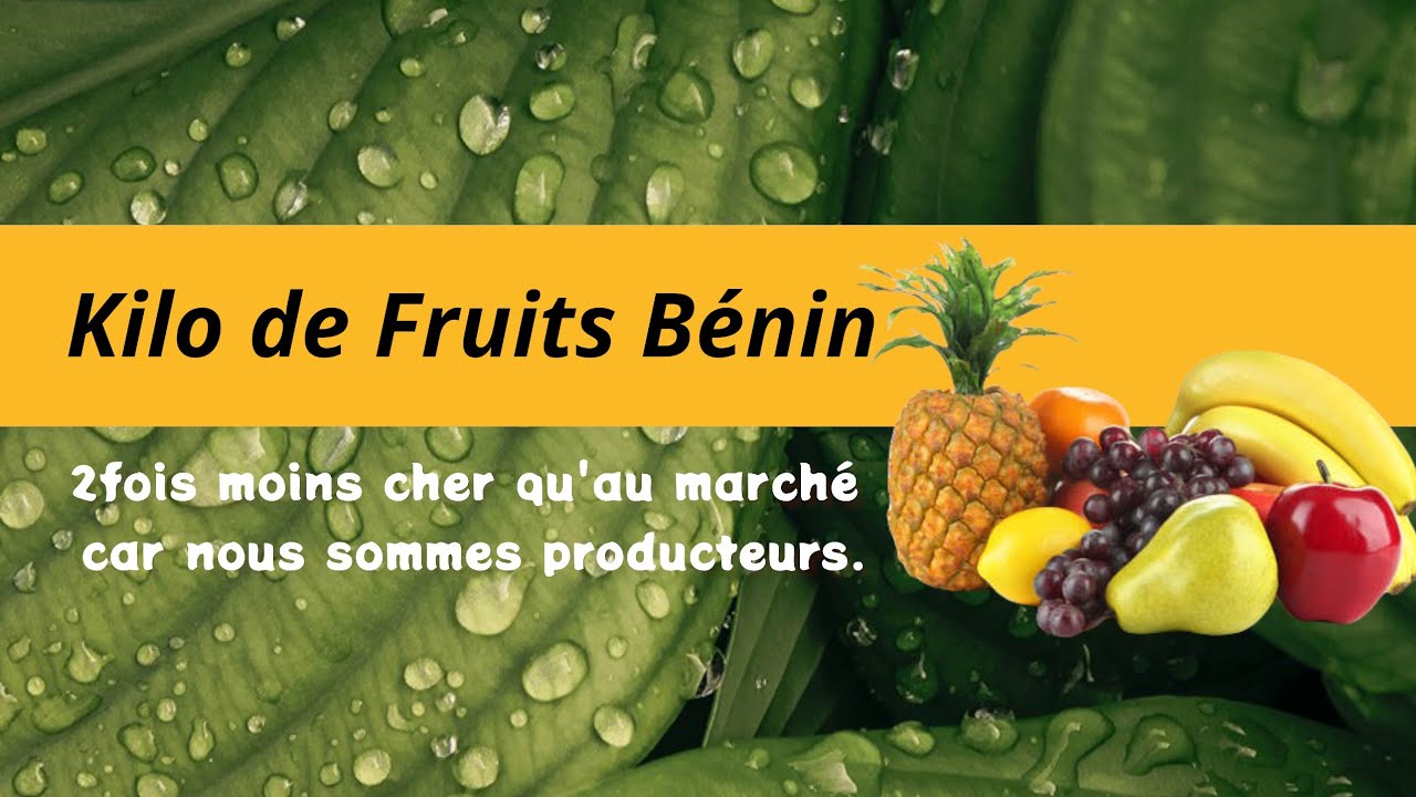 Bénin: Des jeunes ont créer un supermarché de fruits au kilo.