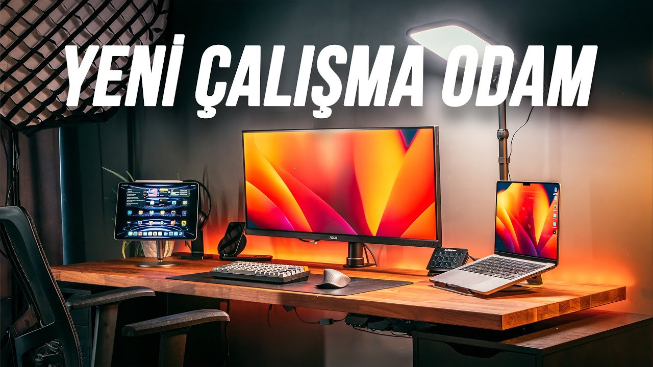 YENİ ÇALIŞMA ODAM + EKİPMANLARIM! 