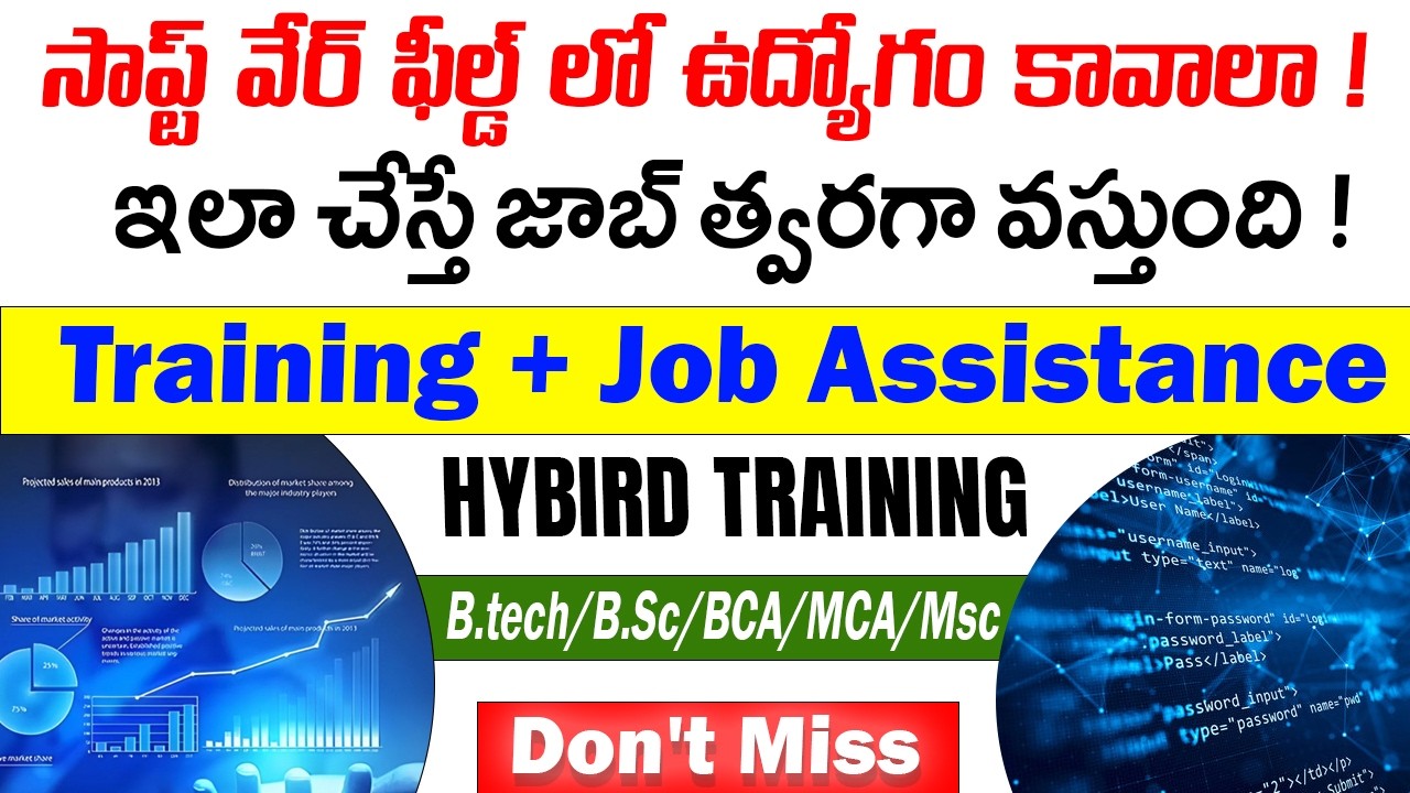 🔥 Training and Placement Assistance | Latest Software Jobs | Jobs In Hyderabad | Job Search