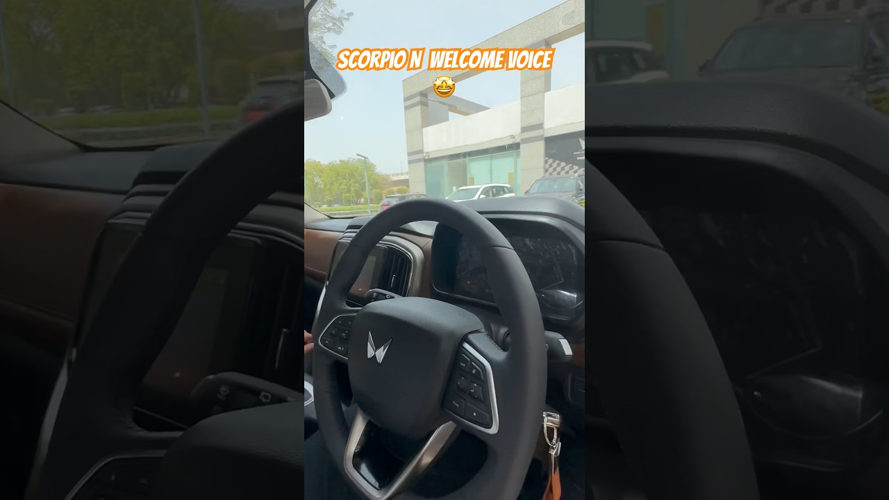 Scorpio N Welcome Voice 🤩 #subscribe #scorpio #scorpiolover #mahindra #mahindrascorpio #like #viral
