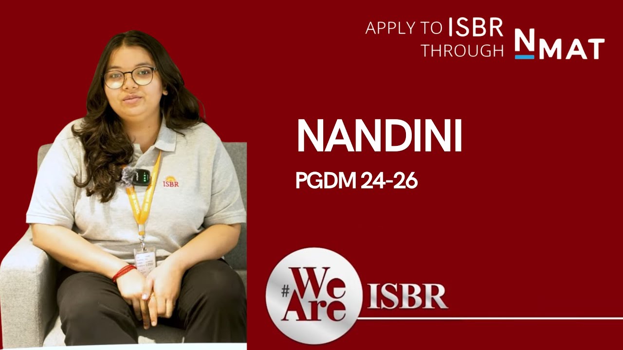 Join ISBR through NMAT Score | PGDM & MBA 2025 #nmat2024 🔥