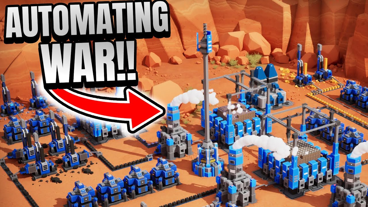 Постройка УЛУЧШЕННОЙ военной фабрики в Industrial Annihilation!