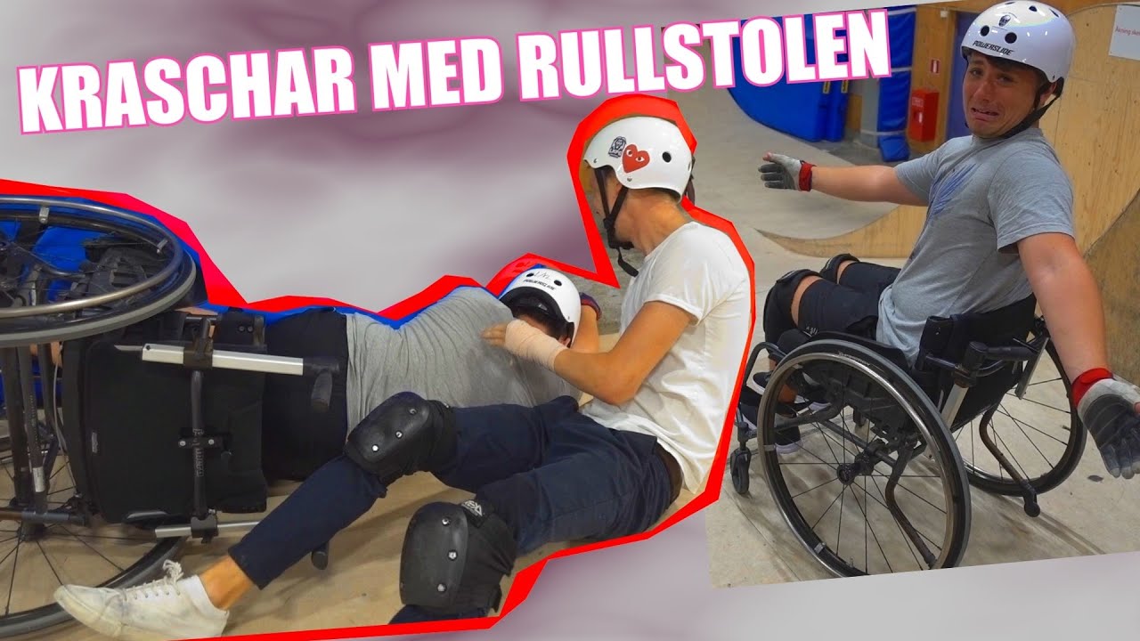 KRASCHADE MED RULLSTOLEN! (BRÖT NÄSTAN NACKEN)
