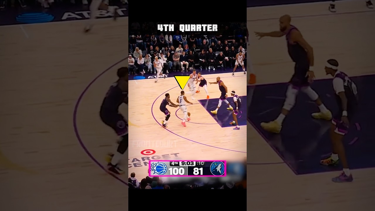 Bane Kept Scoring on Edwards in the 4th 👏 Magic at Wolves #nba #shorts