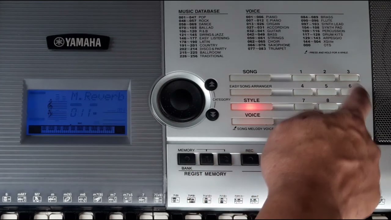 การใช้งานคีย์บอร์ด YAMAHA PSR-E403