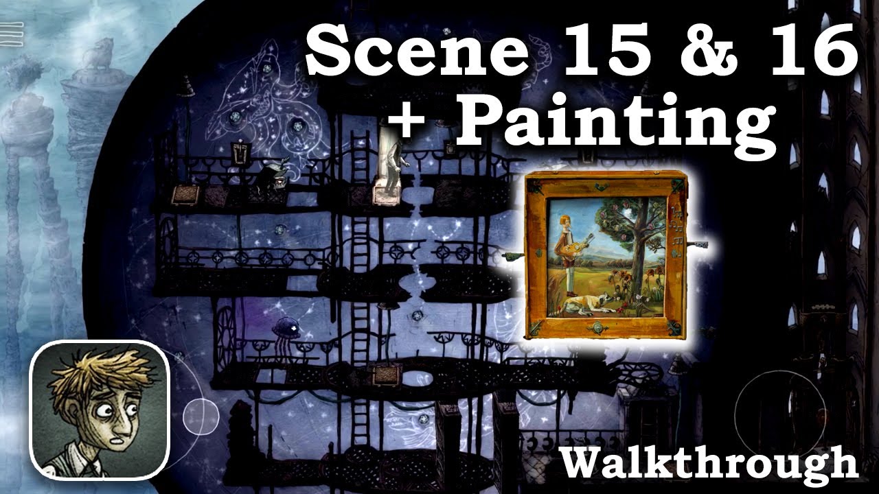 Creaks Gameplay Walkthrough - Scene 15 & Scene 16 (Meadow Song Painting)