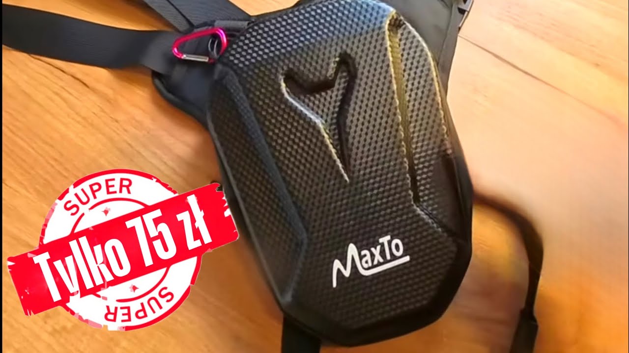 Solidna torba motocyklowa na udo od MaxTo już za 75 zł