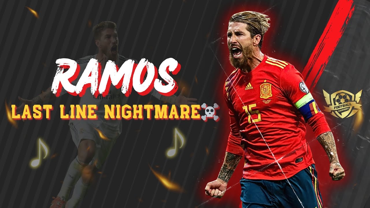 SERGIO RAMOS | 1 Tackle = GOODNIGHT ☠️ | LAST LINE BOSS