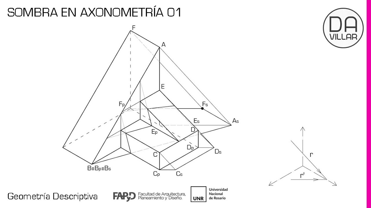 Sombra en axonometría – Tutorial 01 – Unidad 04 – FAPyD UNR - 20