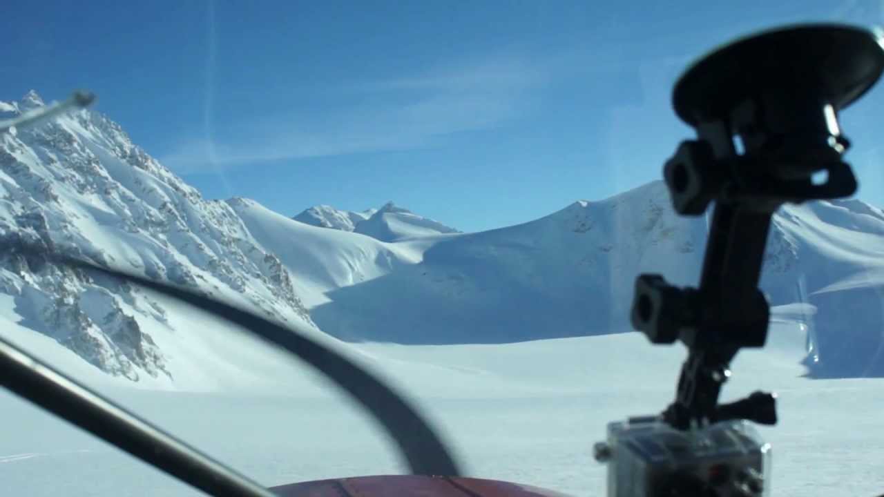 Touch&Go with Skiplane, Swiftshire Glacier( 7500 feet), Talkeetna Mountains, Alaska