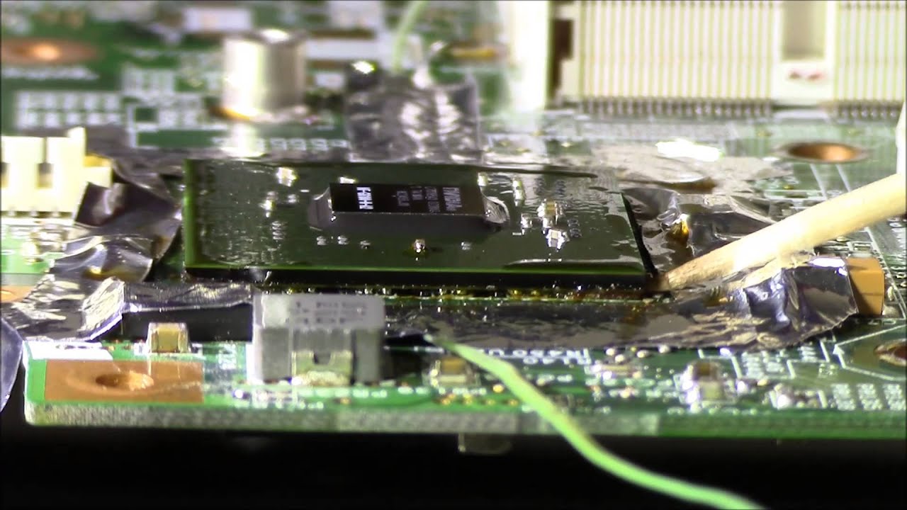 HP Pavilion DV6000 Professional Nvidia GPU Graphic Replacement BGA Fix