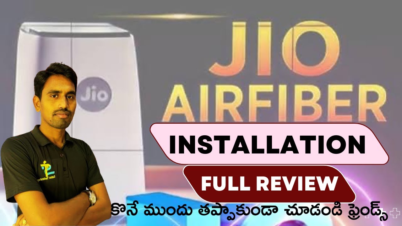 Jio AirFiber Installation | ఇంటర్నెట్+టీవీ ఛానెల్స్+OTT + WiFi ఒకే దగ్గర #jioairfiber