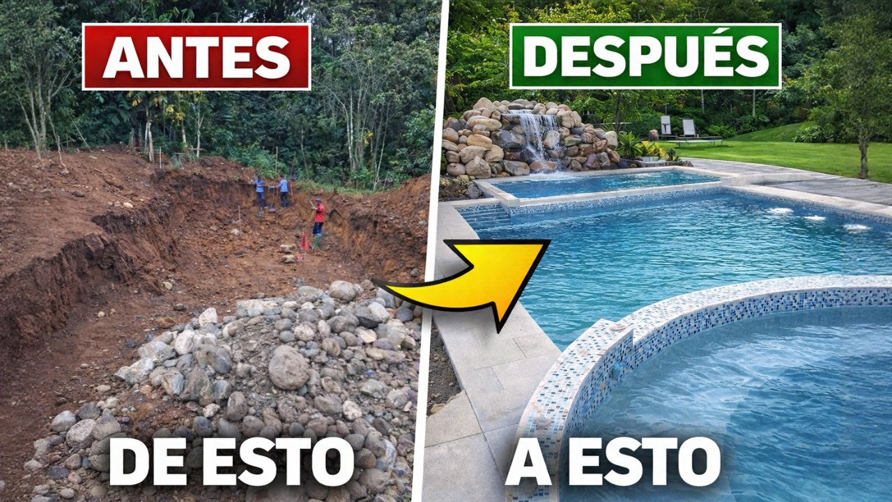 Construcción de Piscina Desde Cero | Proceso Completo (Full Pool Construction)