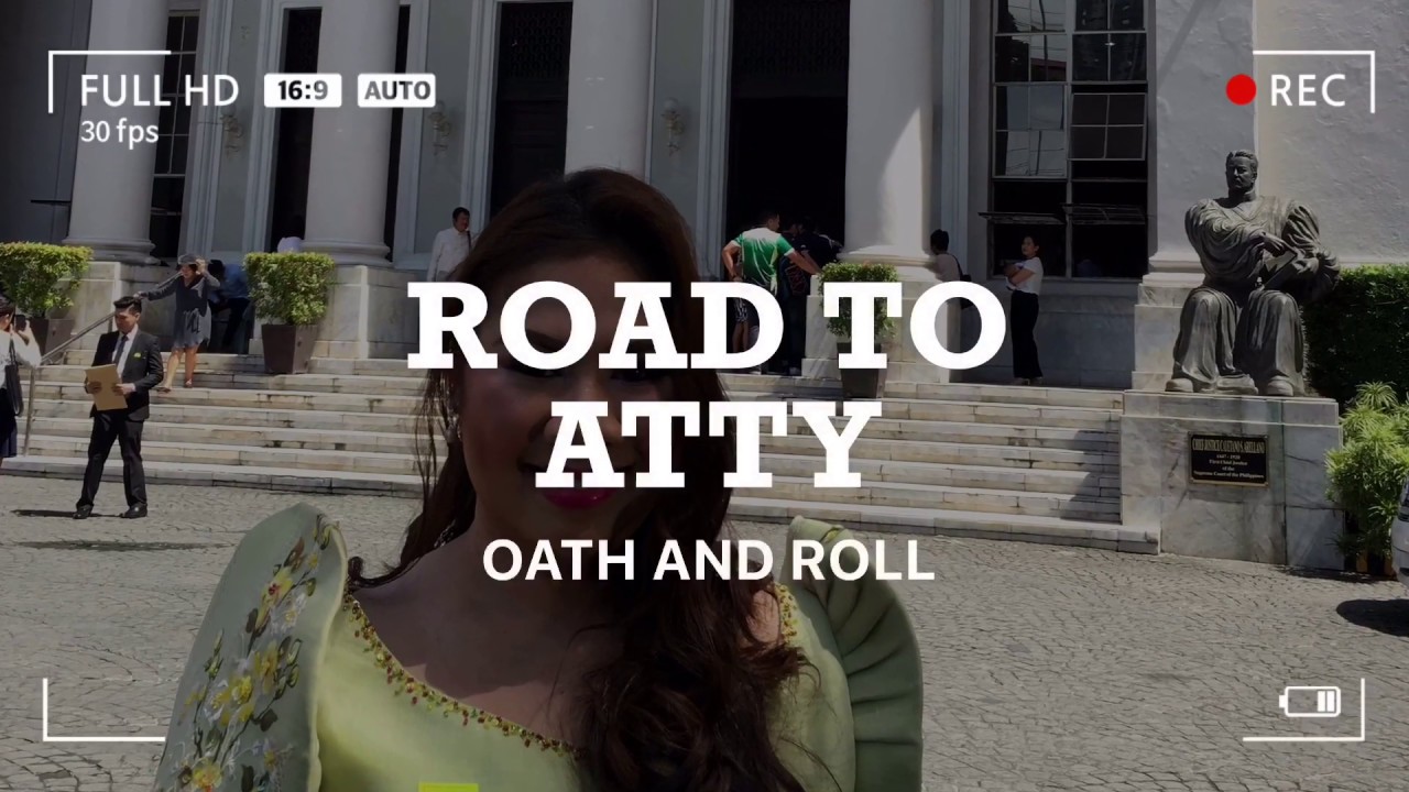 LAW SCHOOL PHILIPPINES | Oath Taking and Signing of the Roll of Attorneys | 2018 Bar Examination