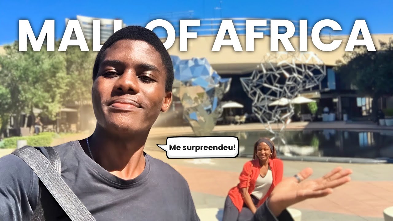 Explorando o MAIOR SHOPPING DA ÁFRICA | O que será que tem dentro?