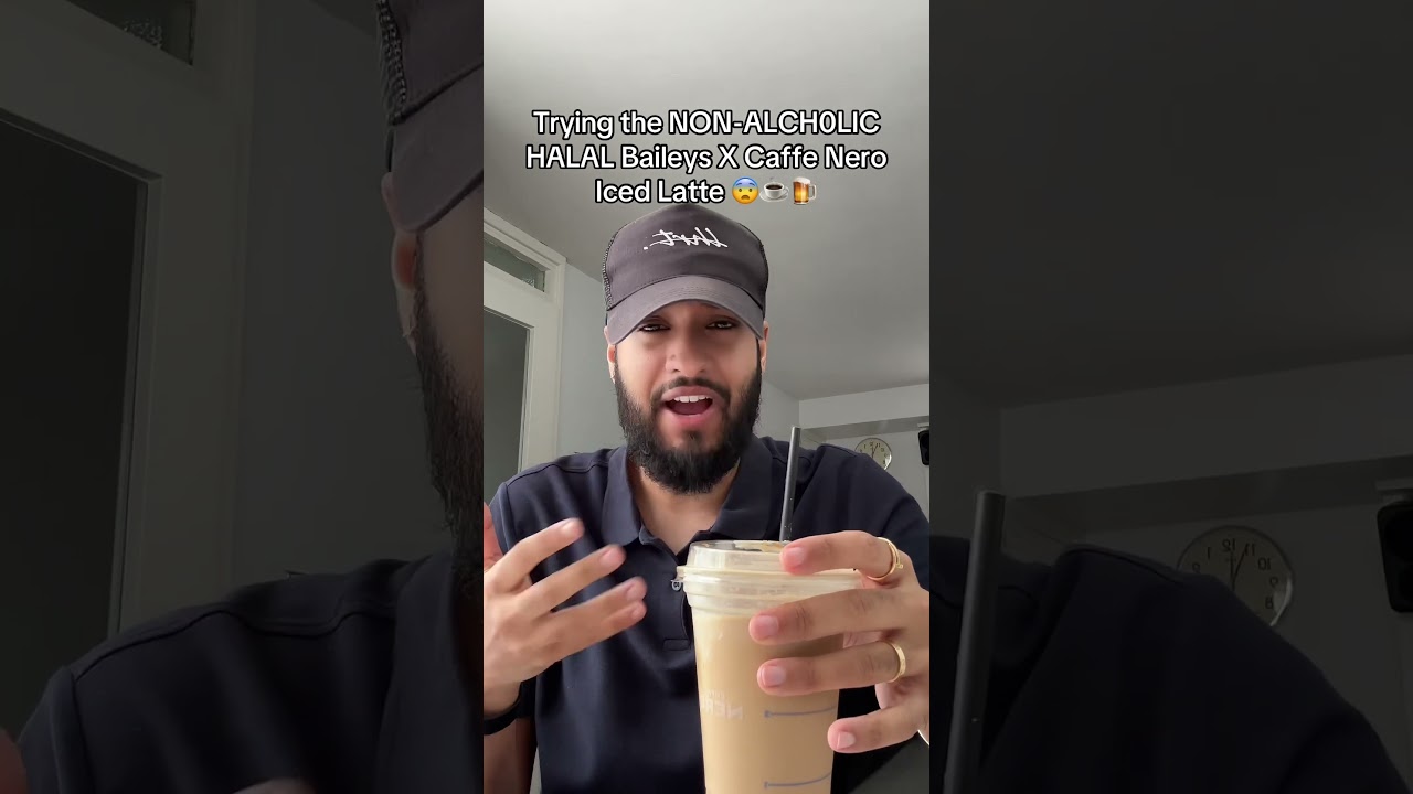 Is the Baileys X Caffe Nero Iced Latte worth the hype?!! ☕ #uk #halal #muslim