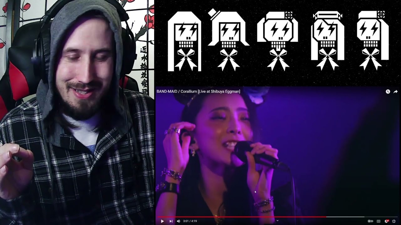 One of the greatest modern Rock 'n' roll songs of all time... BAND-MAID / Corallium live (Reaction)