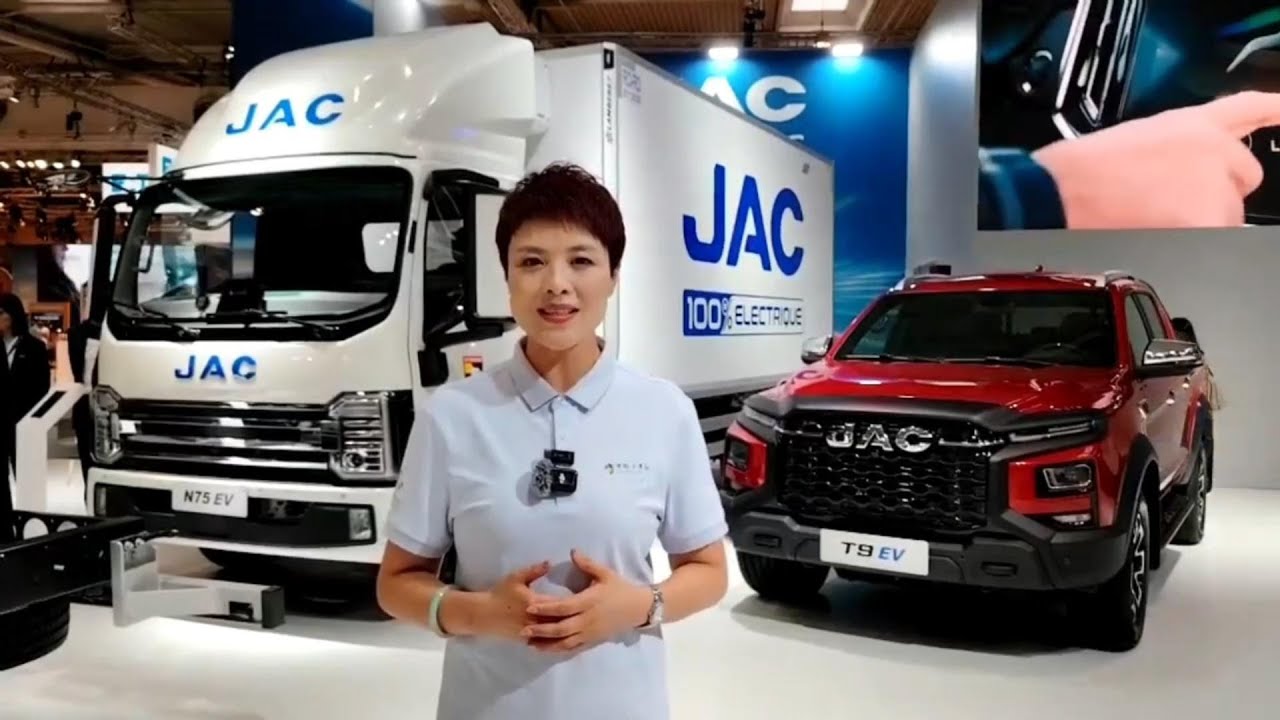 JAC Showcases N75 and N42 Electric Light Trucks at IAA