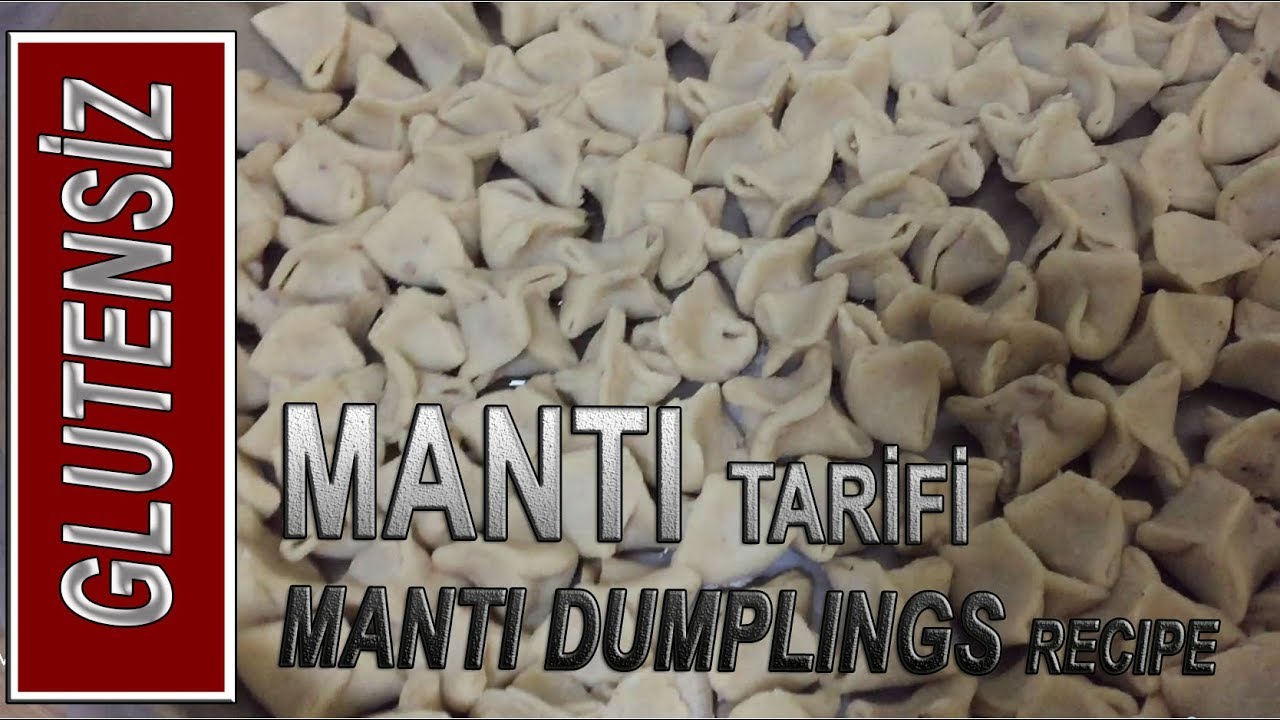 Glutensiz MANTI tarifi / Gluten free MANTI dumplings recipe