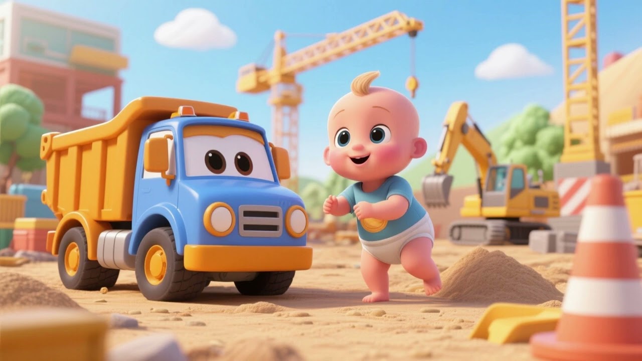 Baby Truck&rsquo;s Busy Construction Adventure | Nursery Rhymes & Kids Songs for Children