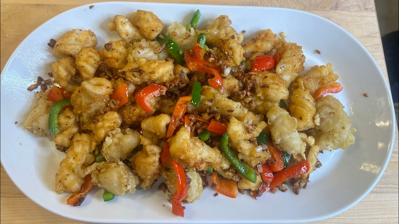 Mực Chiên Tỏi Phi