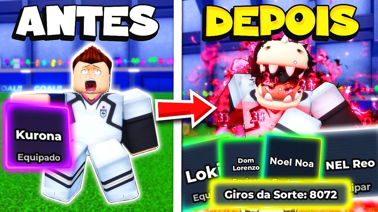 Melhorando a Conta do Amigo no Blue Lock Rivals em Apenas 1 Dia!