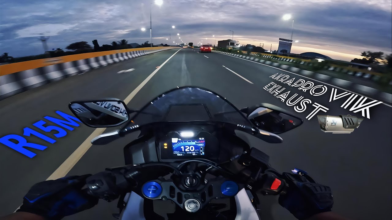 Insane R15M Night Ride with Akrapovic Exhaust 🔥 | Hyper Ride Mode POV