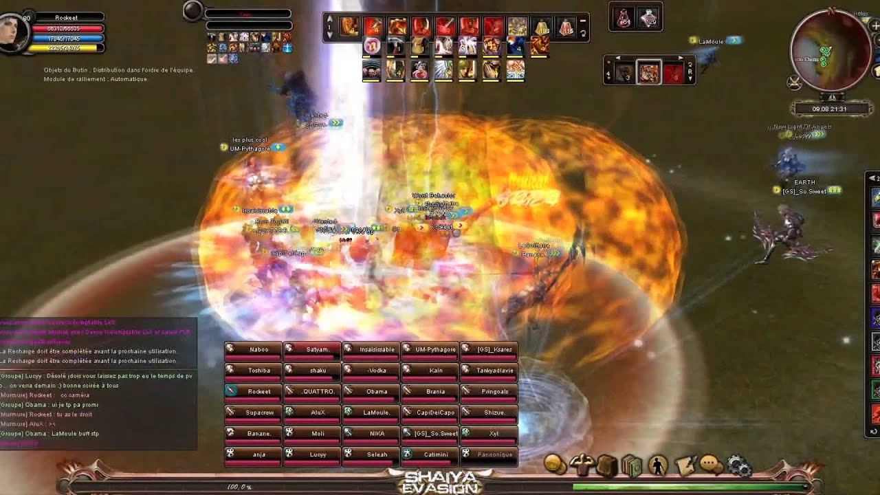 Shaiya Evasion - PvP 80 - Rockeet COMB LEAD DPS TANK #26