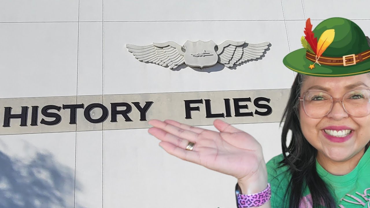 We are at the Air Force museum. shhh🤫