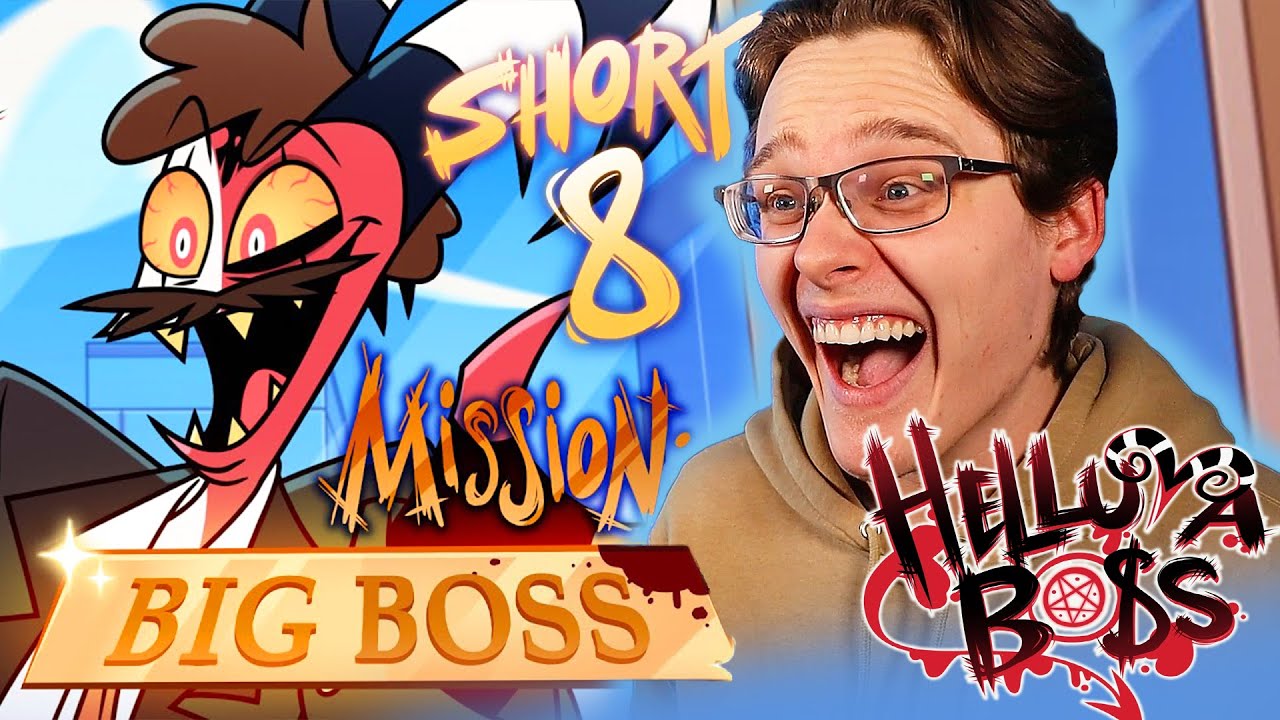 HELLUVA SHORTS 8 REACTION! | MISSION: BIG BOSS | HELLUVA BOSS SHORT