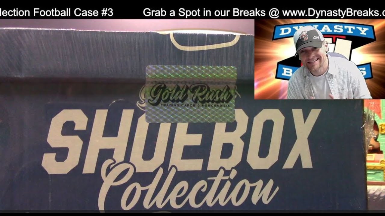 2023 GOLD RUSH Shoebox Football  Collection 1 Box Case Break #3   Sports Cards
