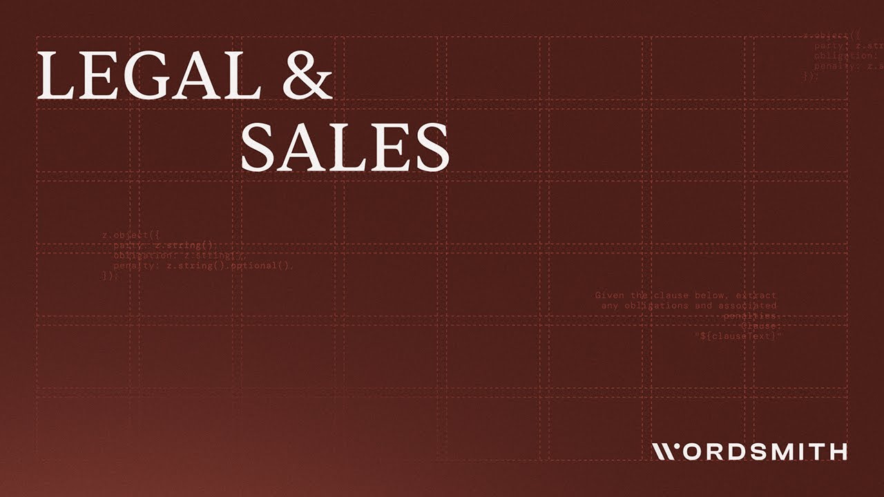 How does Legal AI Support Sales Teams | Wordsmith AI