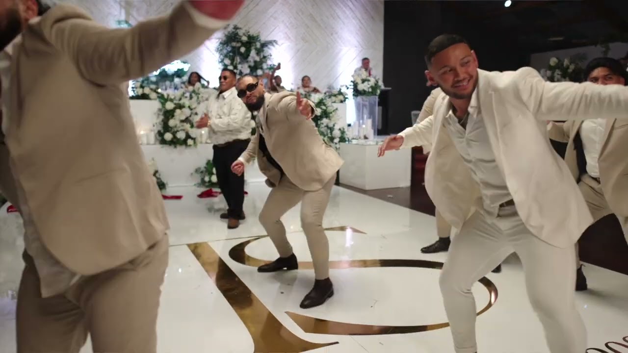 Samoan Groom & his groomsmen with a special performance
