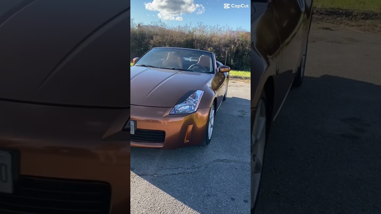 Nissan 350z full wrapped in Metallic Liquid Copper. #wrap #350z #nissan #orange #3M #avery