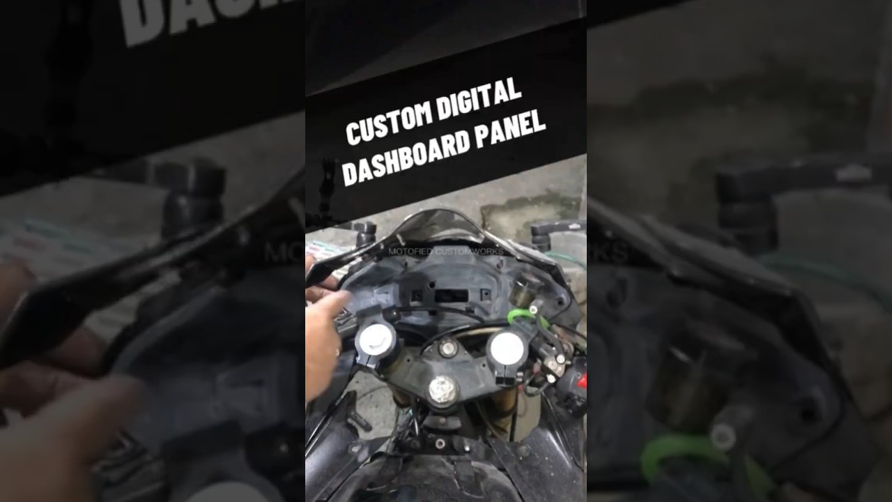 Custom Digital Dashboard Panel #GawangMotofied #TatakMotofied #originaldesign #handmade