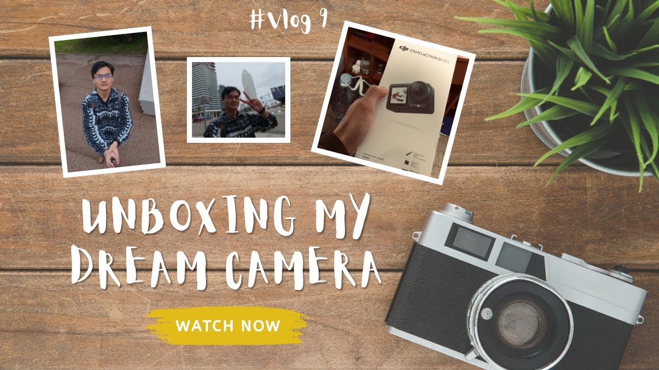 Dji osmo action 5pro // Unboxing and testing my Dream cam...📷🥰// xoto mitho vlog😁