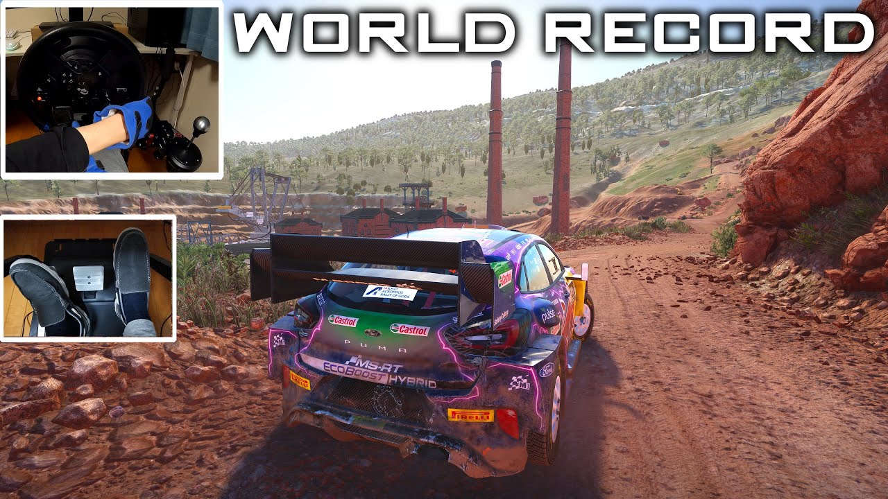 [World Record] Rally Greece  (Rally 1) | WRC Generations | T300RS + TH8A |4K60FPS