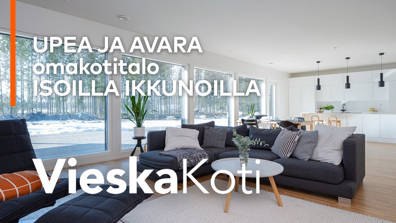 Kurkkaa sisään - UPEA 198 neliön OMAKOTITALO - Muuttovalmis talo, VIESKAKOTI taloesittely