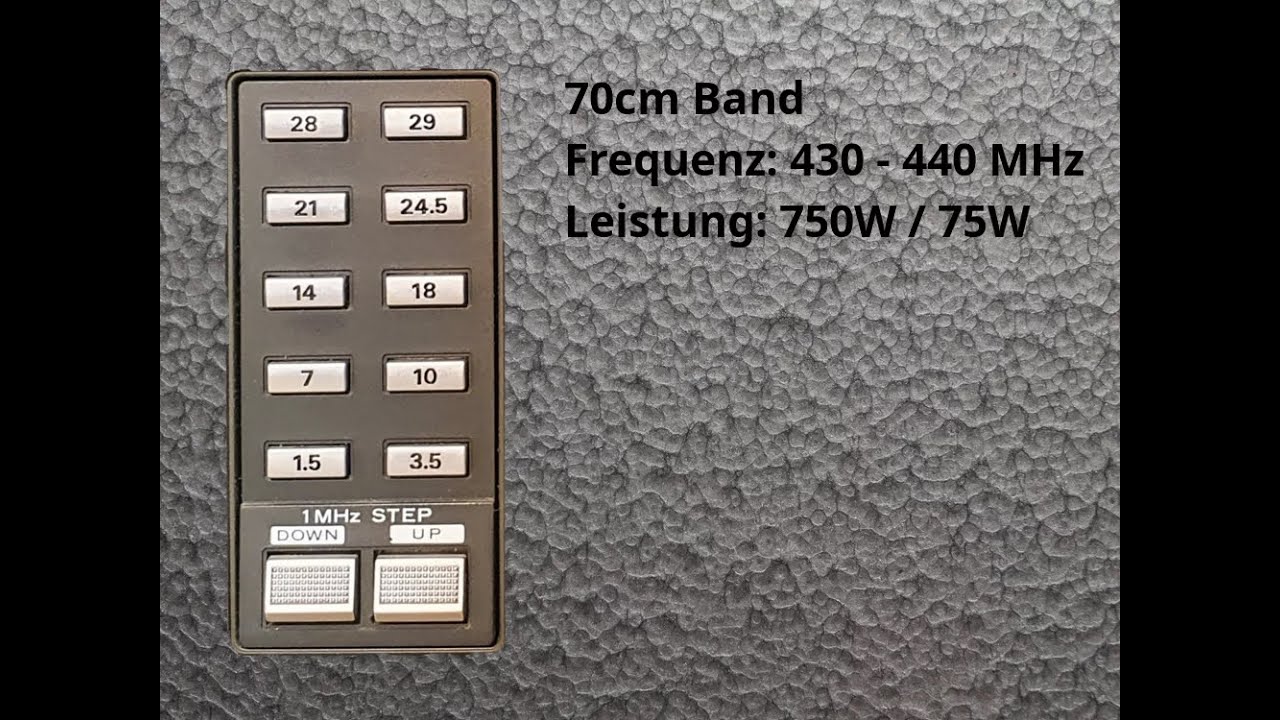 Das 70cm Band