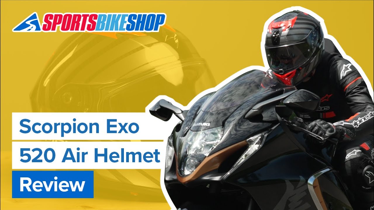 Обзор мотоциклетного шлема Scorpion Exo 520 Air — Sportsbikeshop