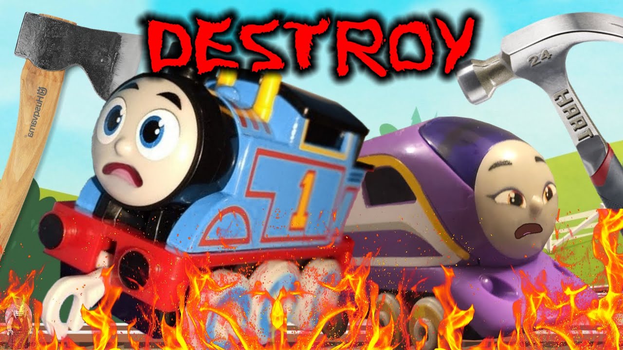 Destroying All Engines Go Toys!!