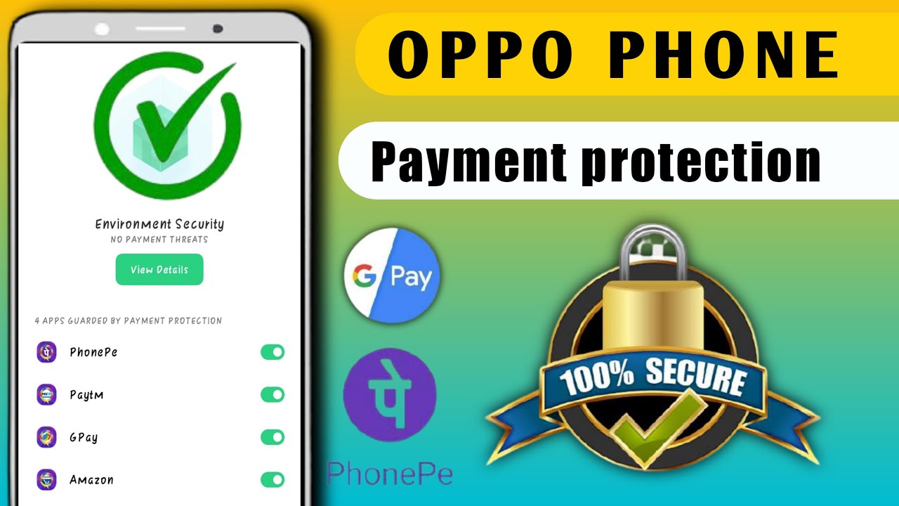 OPPO Phone How To Enable PAYMENT PROTECTION settings / Fraud honea sea bachea Payment protection 😯😯