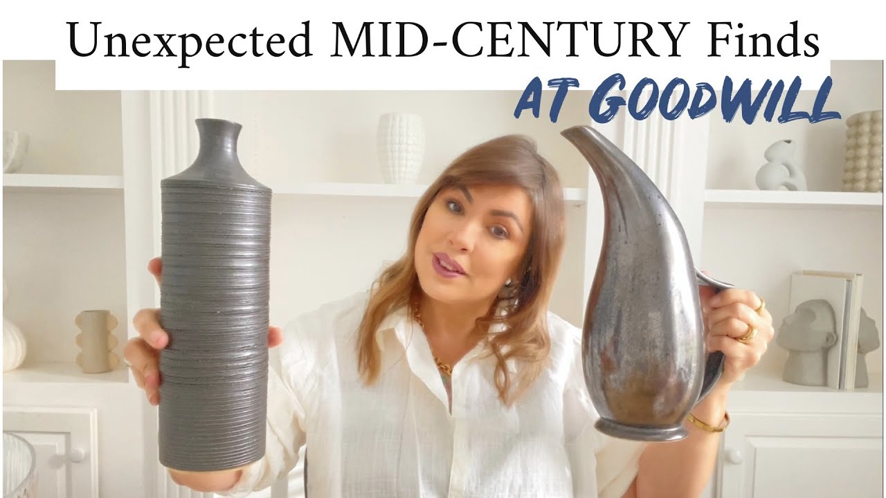 FINDING MID-CENTURY Home Decor at GOODWILL