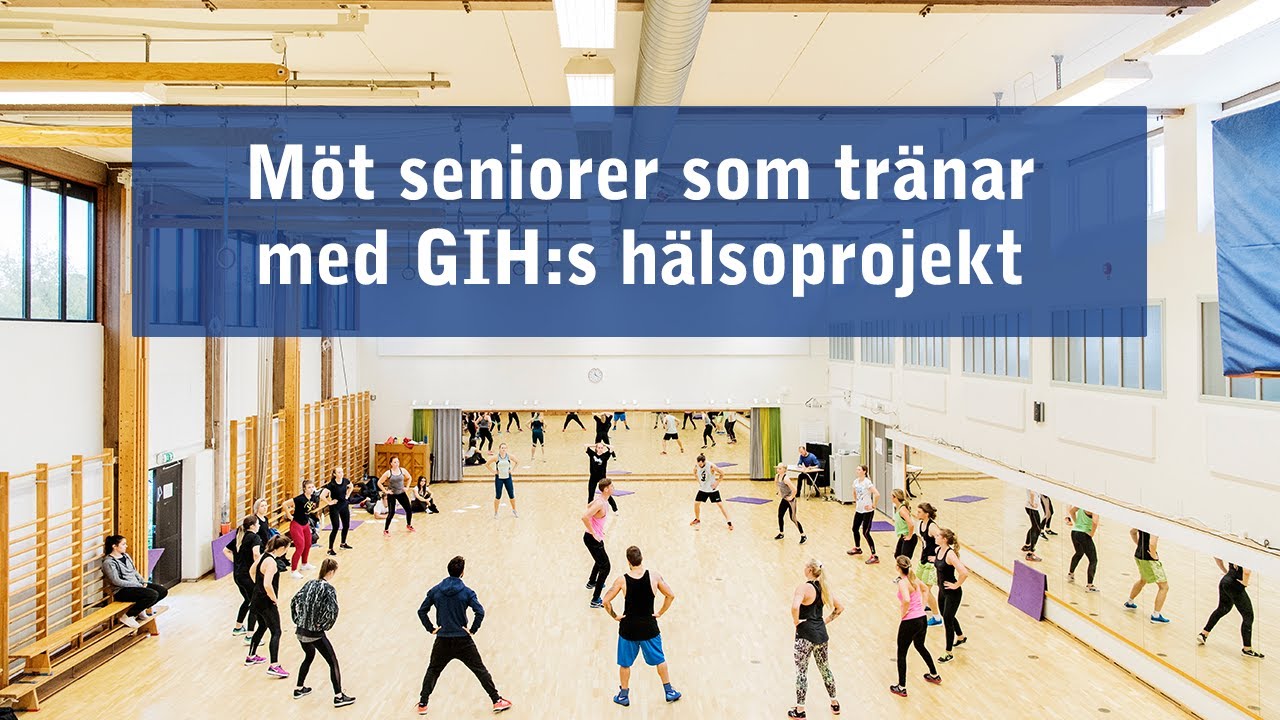 GIH:s samverkan | Möt seniorer som tränar med GIH:s hälsoprojekt