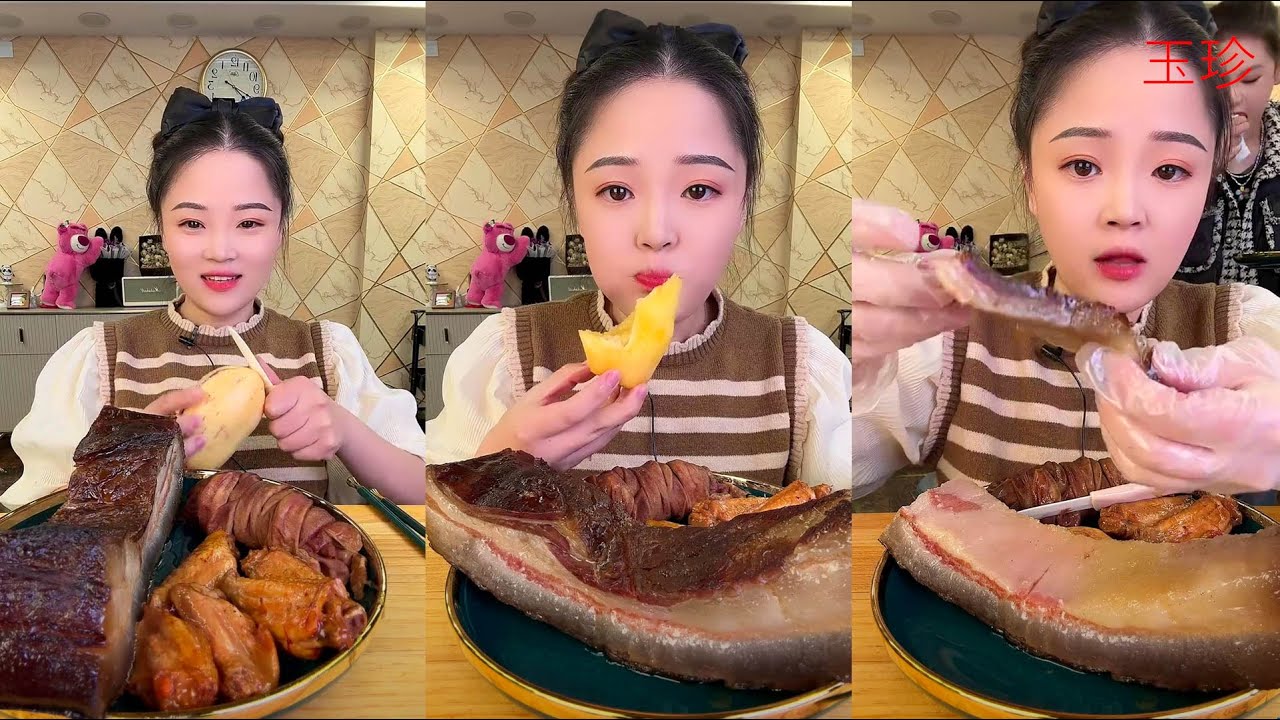 【EATING SHOW】대창 동파육 새우 족발 중국 먹방 。CHINESE FOOD XIAOYU XIAOXUAN。N02 01032023 1