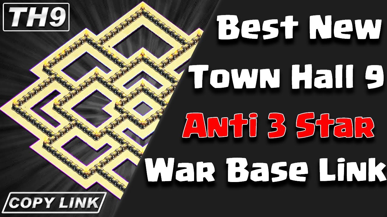 New BEST TH9 Base 2020  Town Hall 9 (TH9) WARCWL Base Design - Clash of Clans