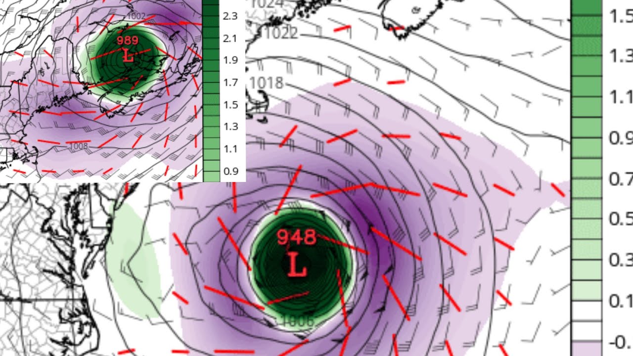 The European model has hurricane Sam affecting New Brunswick and Nova Scotia.